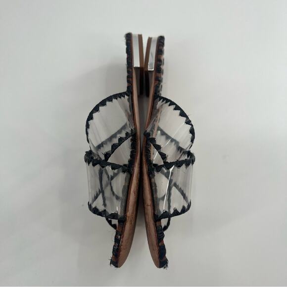 Schutz Aya Slide Sandals black sz 6 Anthropologie - Picture 3 of 6